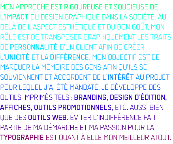 stephane noel : designer graphique